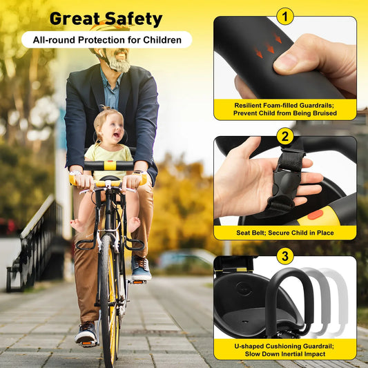 Baby Bike Safety Toddler Child Seat Kids Bicycle Chair Carrier