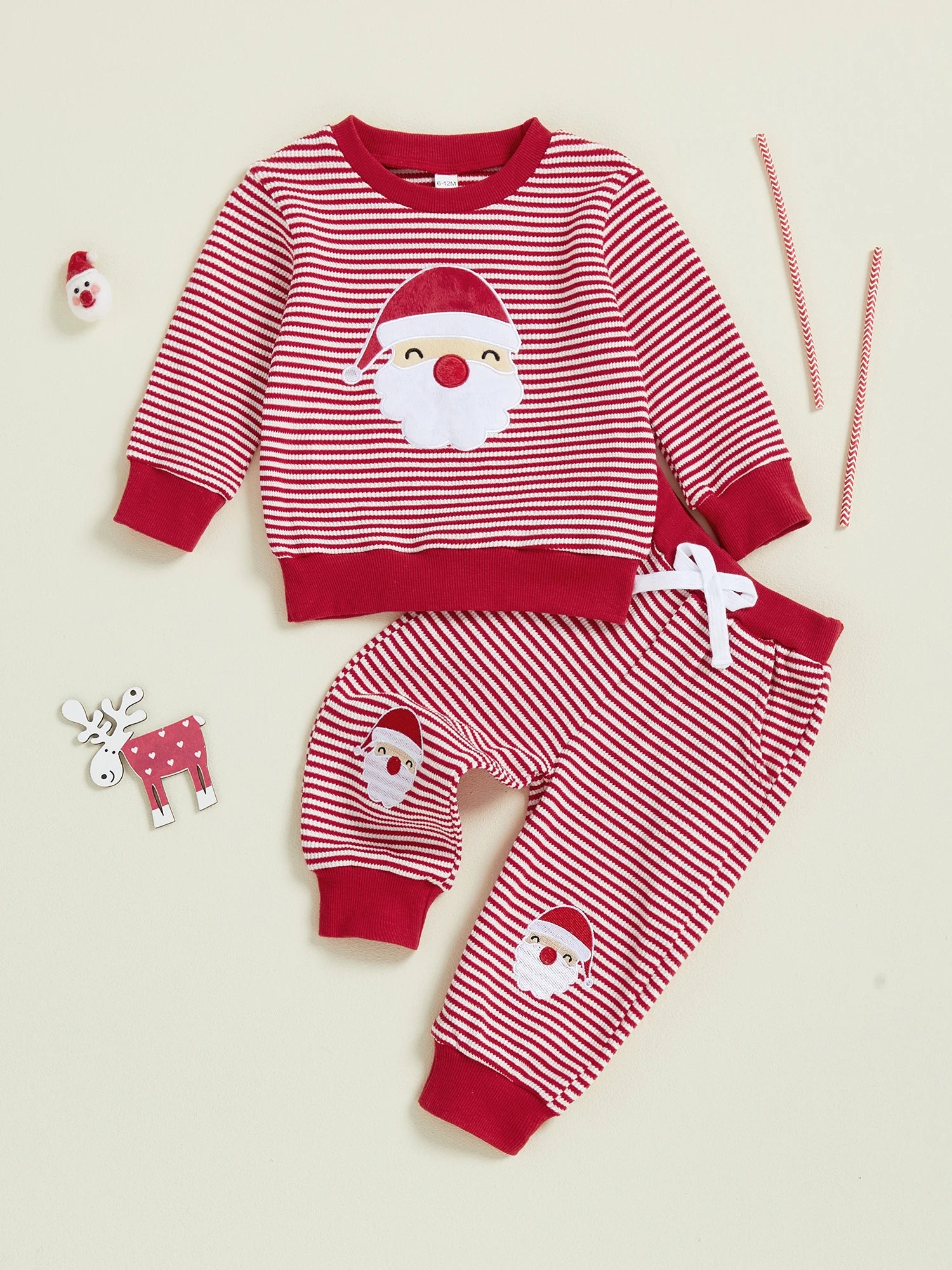 Adorable Infant Reindeer Leggings Outfit for Baby Boy or Girl