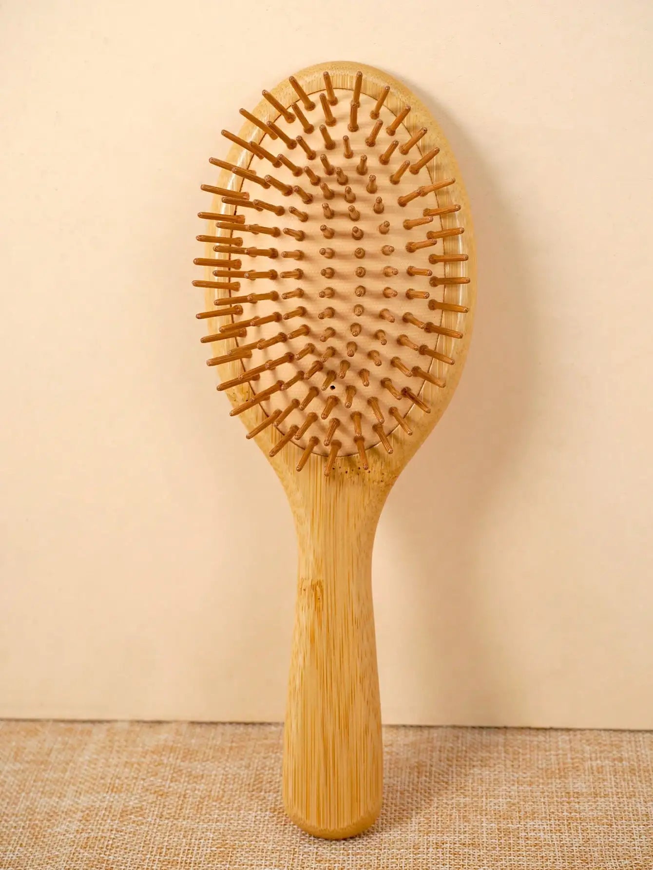 Large round Bamboo Air Paddle Brush Massage Comb For All Hair