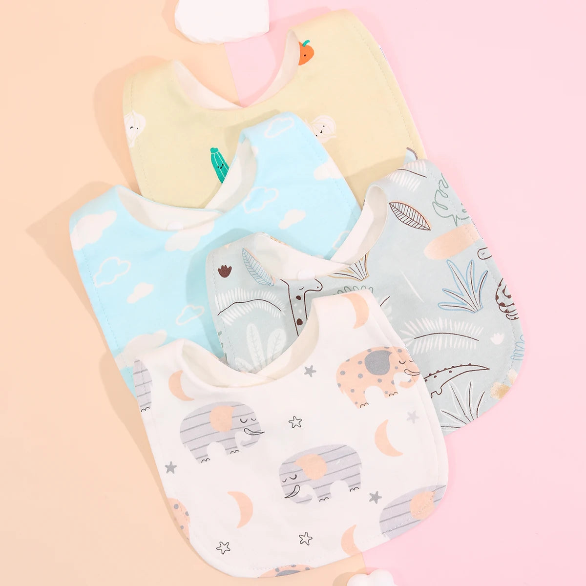 Baby Adjustable Bibs Infant Newborn Burp Cloths Towel
