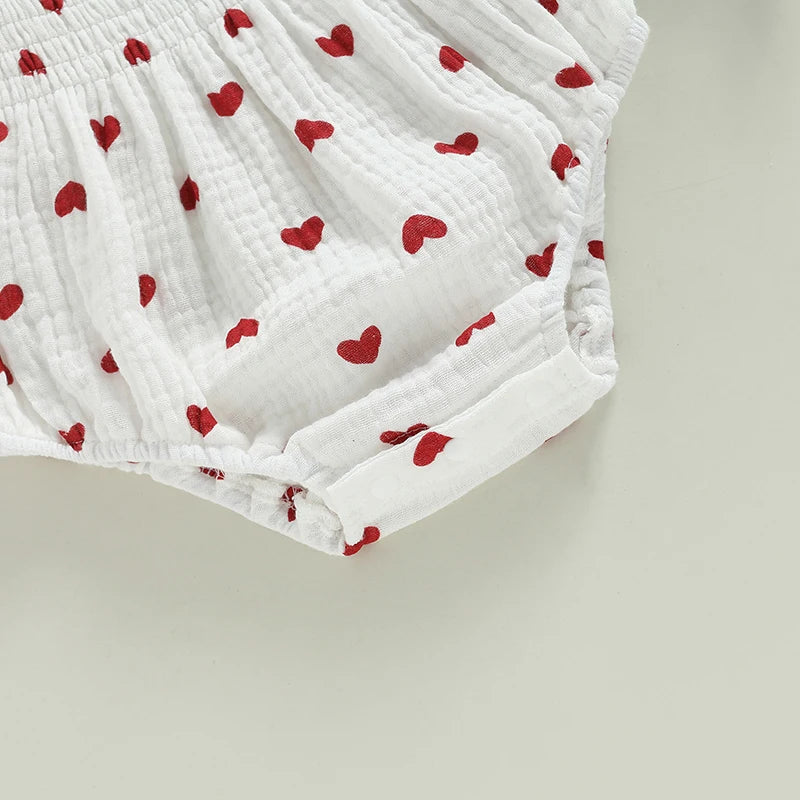 Ruffle Long Sleeve Onesie Baby Romper Newborn Girl Clothing