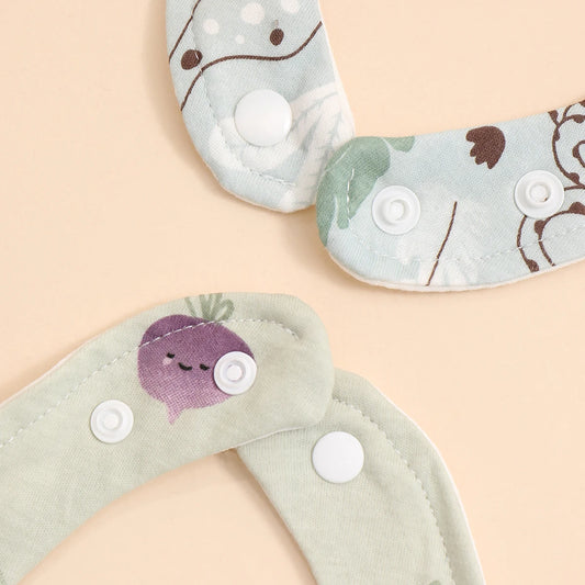 Baby Adjustable Bibs Infant Newborn Burp Cloths Towel