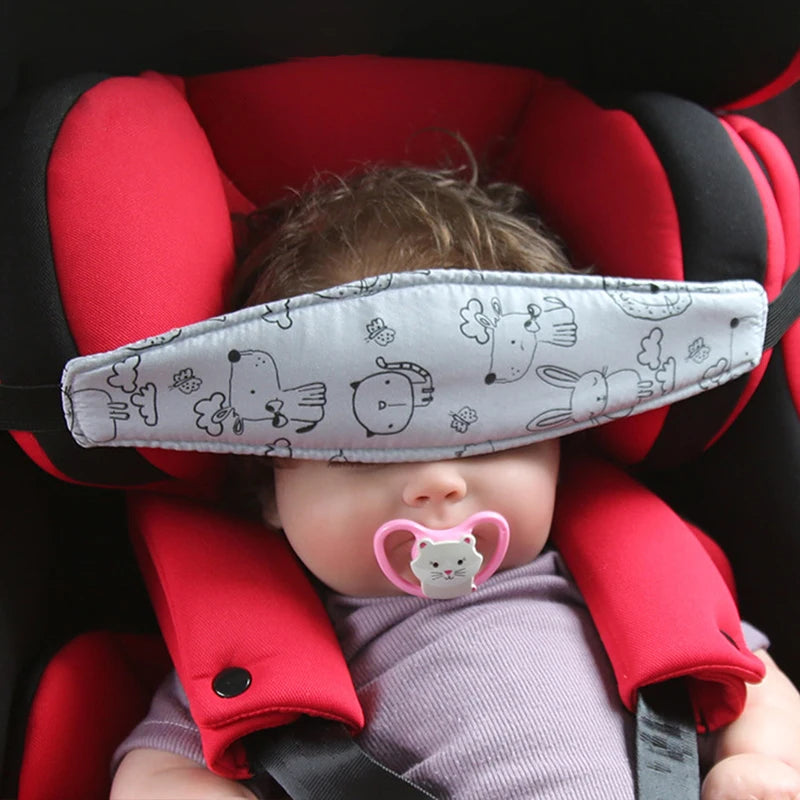 Baby Car Seat Head Support Children Stroller Fastening Belt Pillows