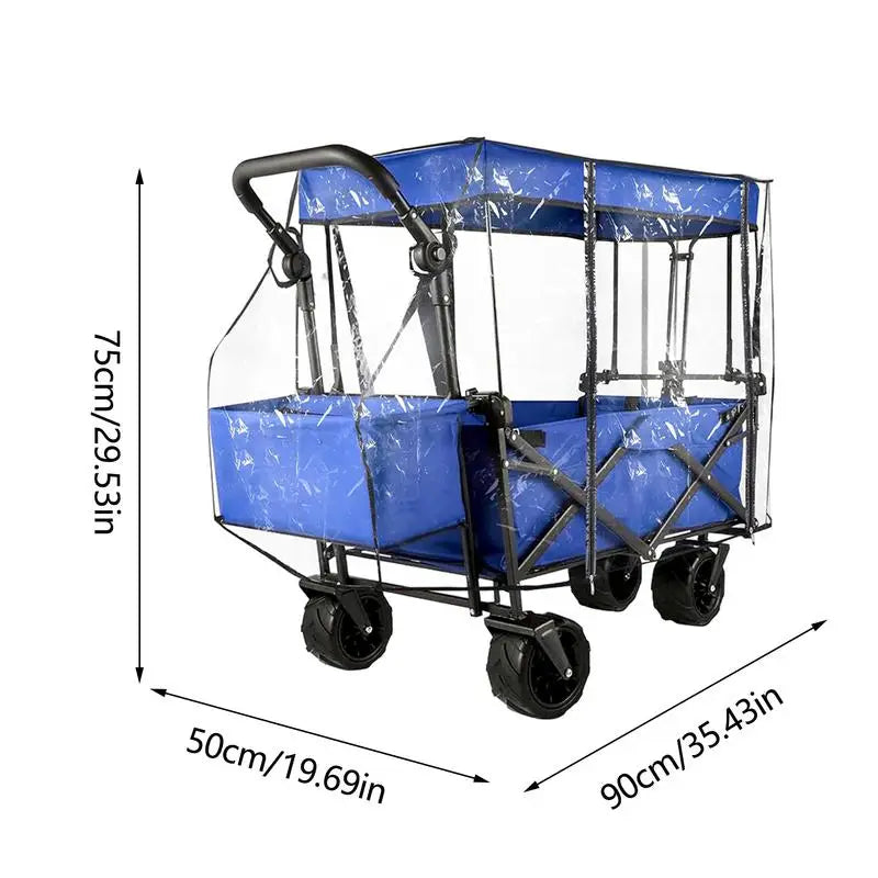 Carts Rain Cover Multifunctional Carts Rain Cover Folding Cart