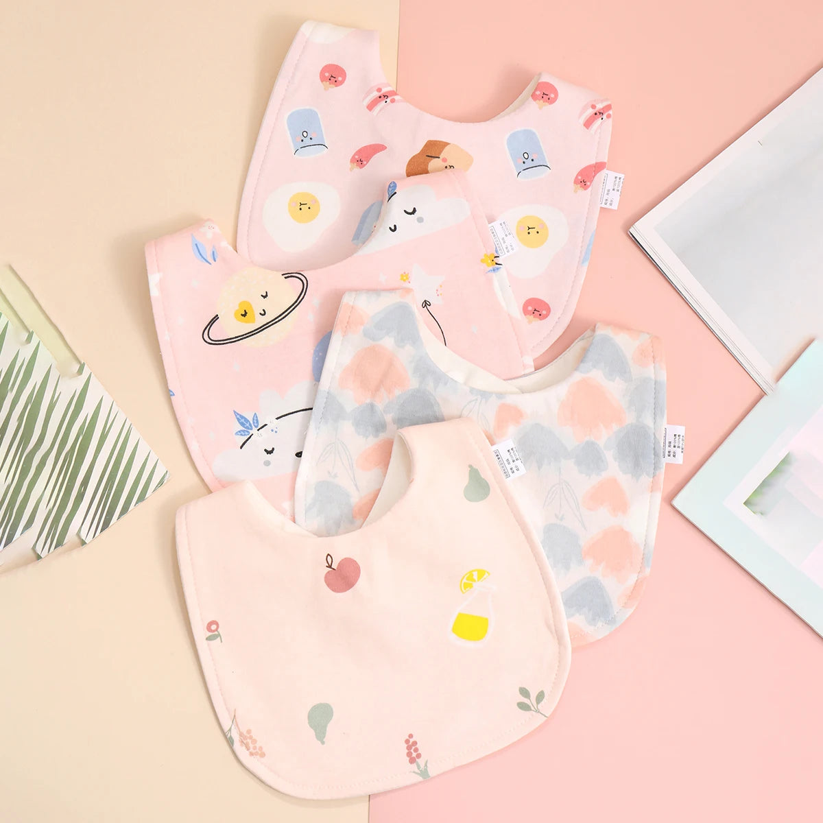 Baby Adjustable Bibs Infant Newborn Burp Cloths Towel