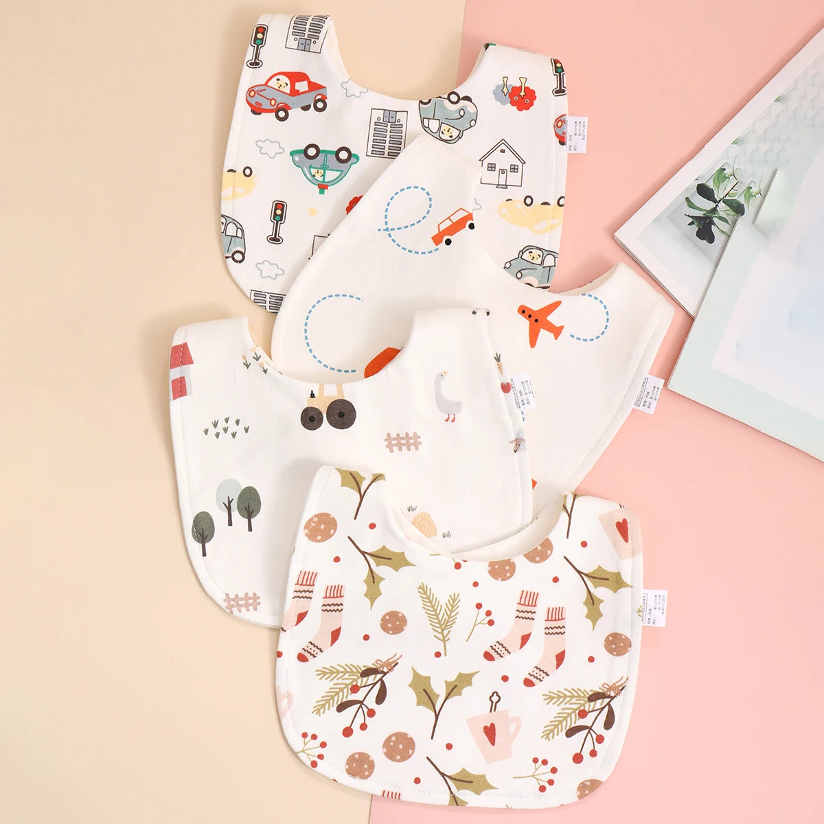 Baby Adjustable Bibs Infant Newborn Burp Cloths Towel