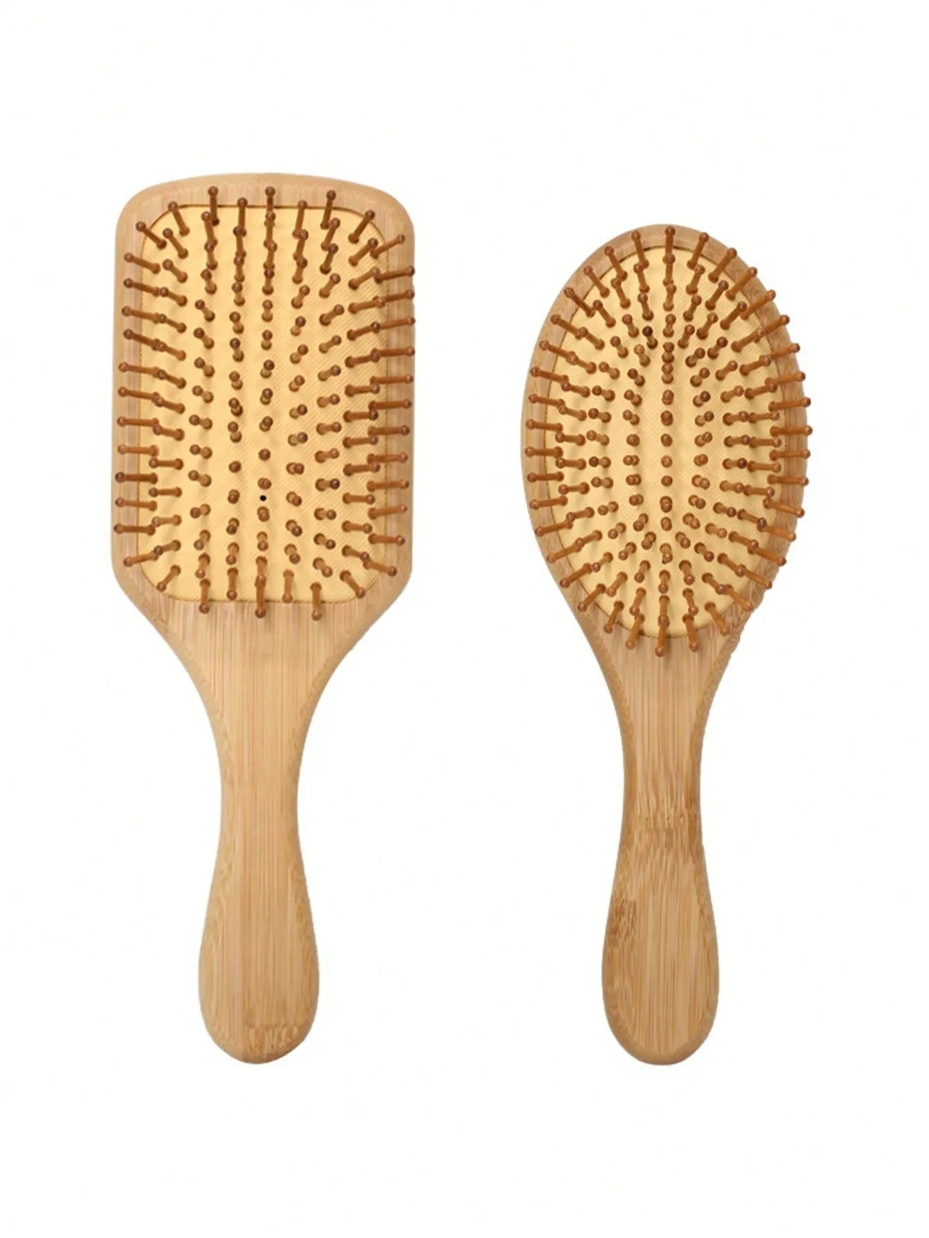 Large round Bamboo Air Paddle Brush Massage Comb For All Hair