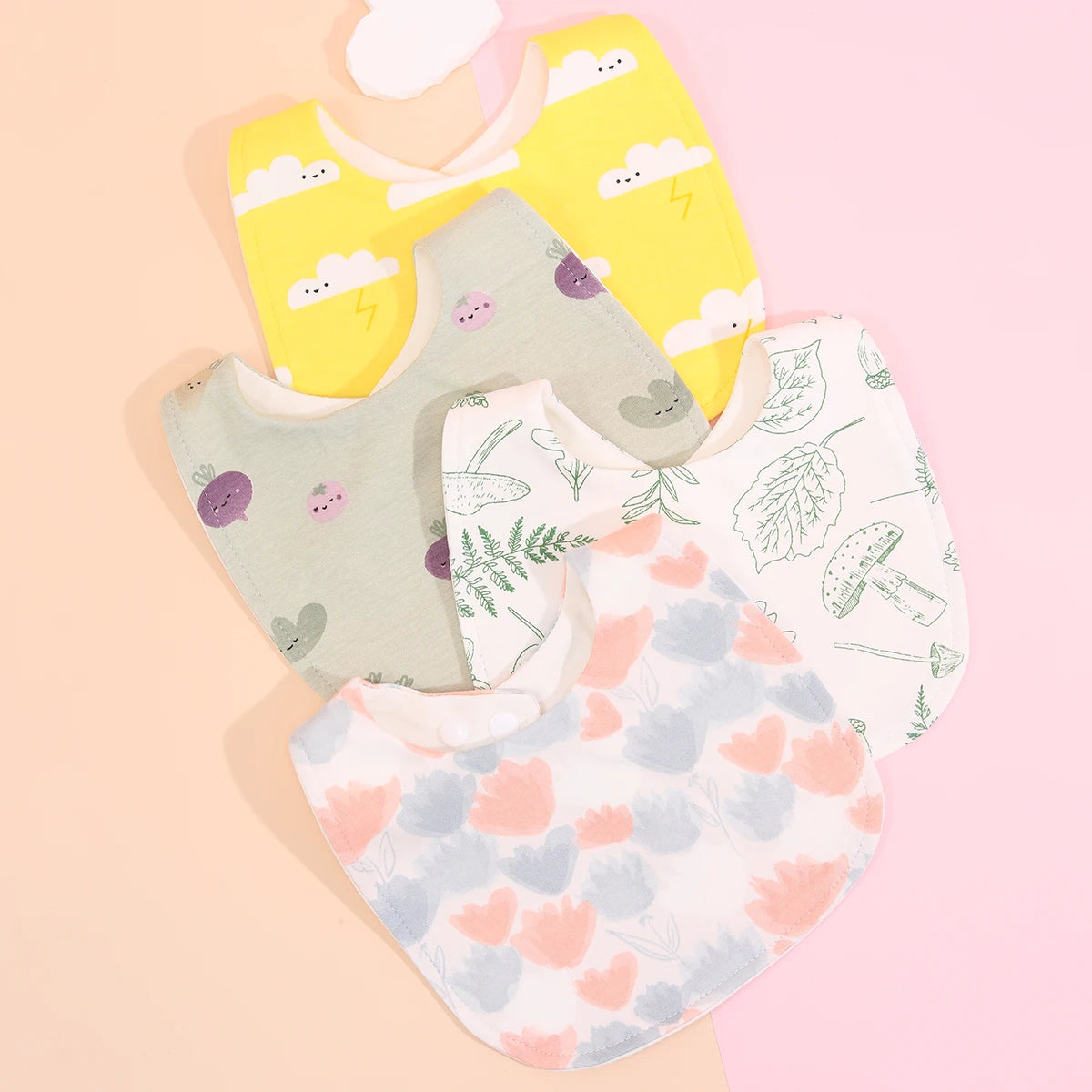 Baby Adjustable Bibs Infant Newborn Burp Cloths Towel