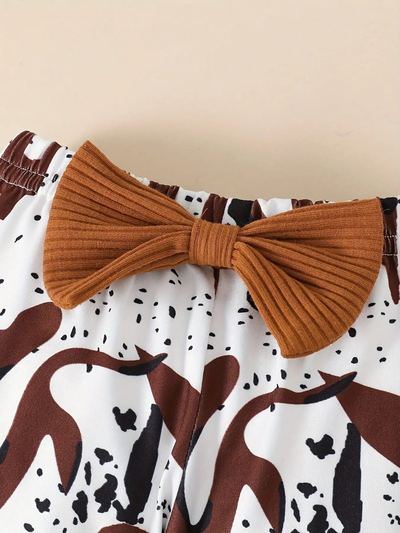 Toddler Baby Girl Outfit Ribbed Pants Newborn Baby Girl Clothes