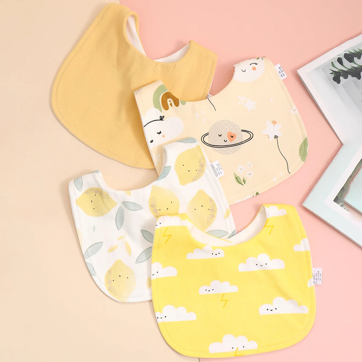 Baby Adjustable Bibs Infant Newborn Burp Cloths Towel