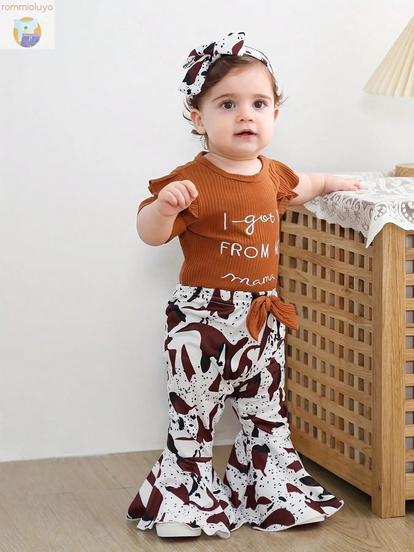 Toddler Baby Girl Outfit Ribbed Pants Newborn Baby Girl Clothes