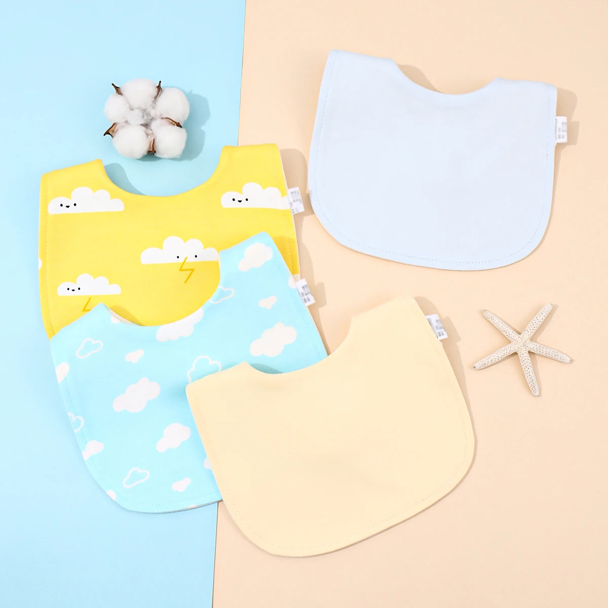 Baby Adjustable Bibs Infant Newborn Burp Cloths Towel
