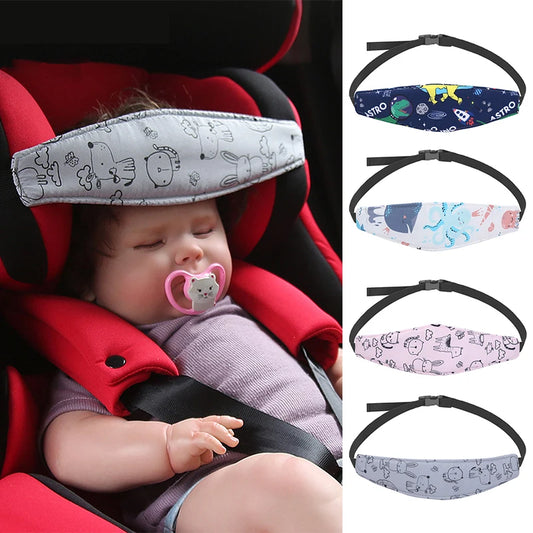 Baby Car Seat Head Support Children Stroller Fastening Belt Pillows