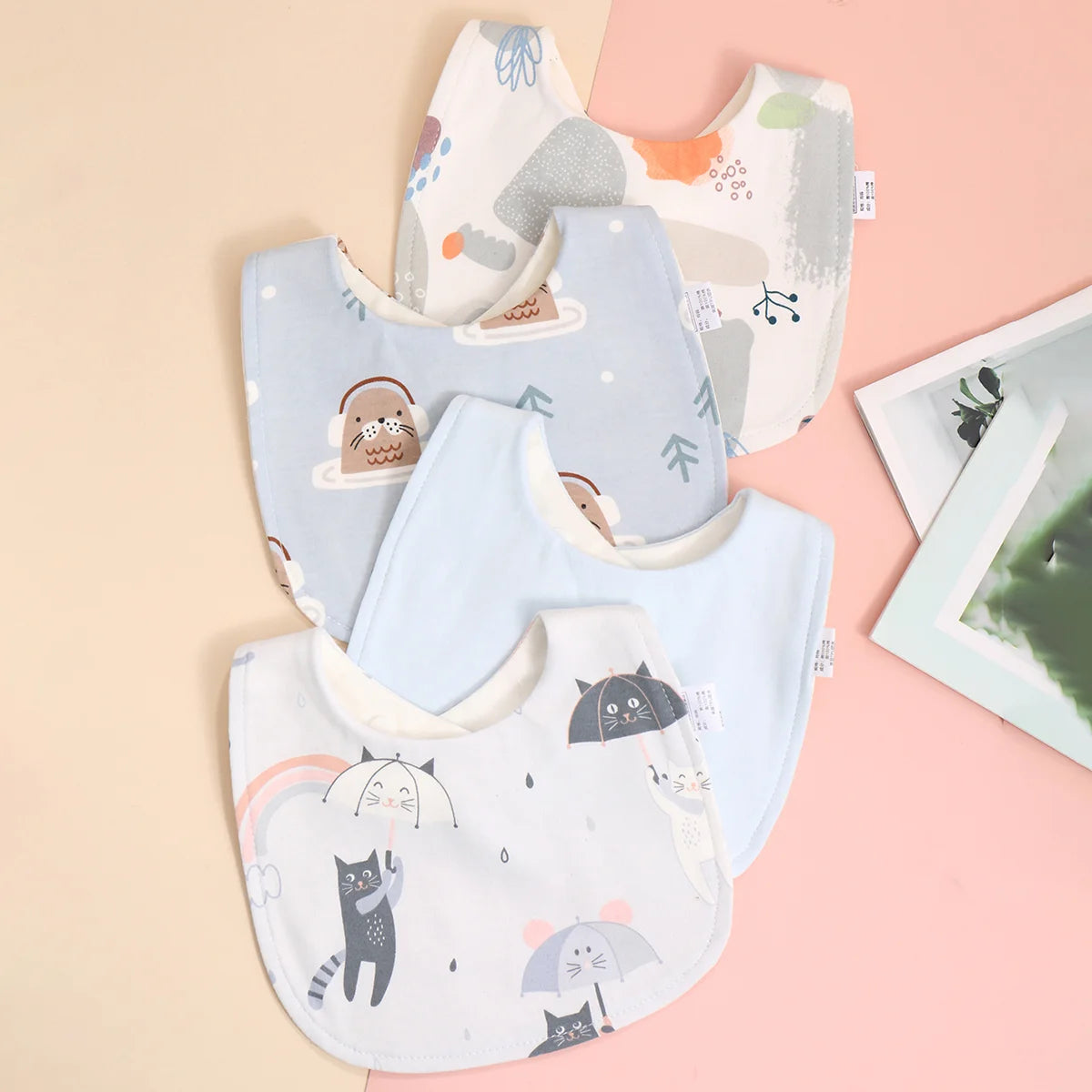 Baby Adjustable Bibs Infant Newborn Burp Cloths Towel