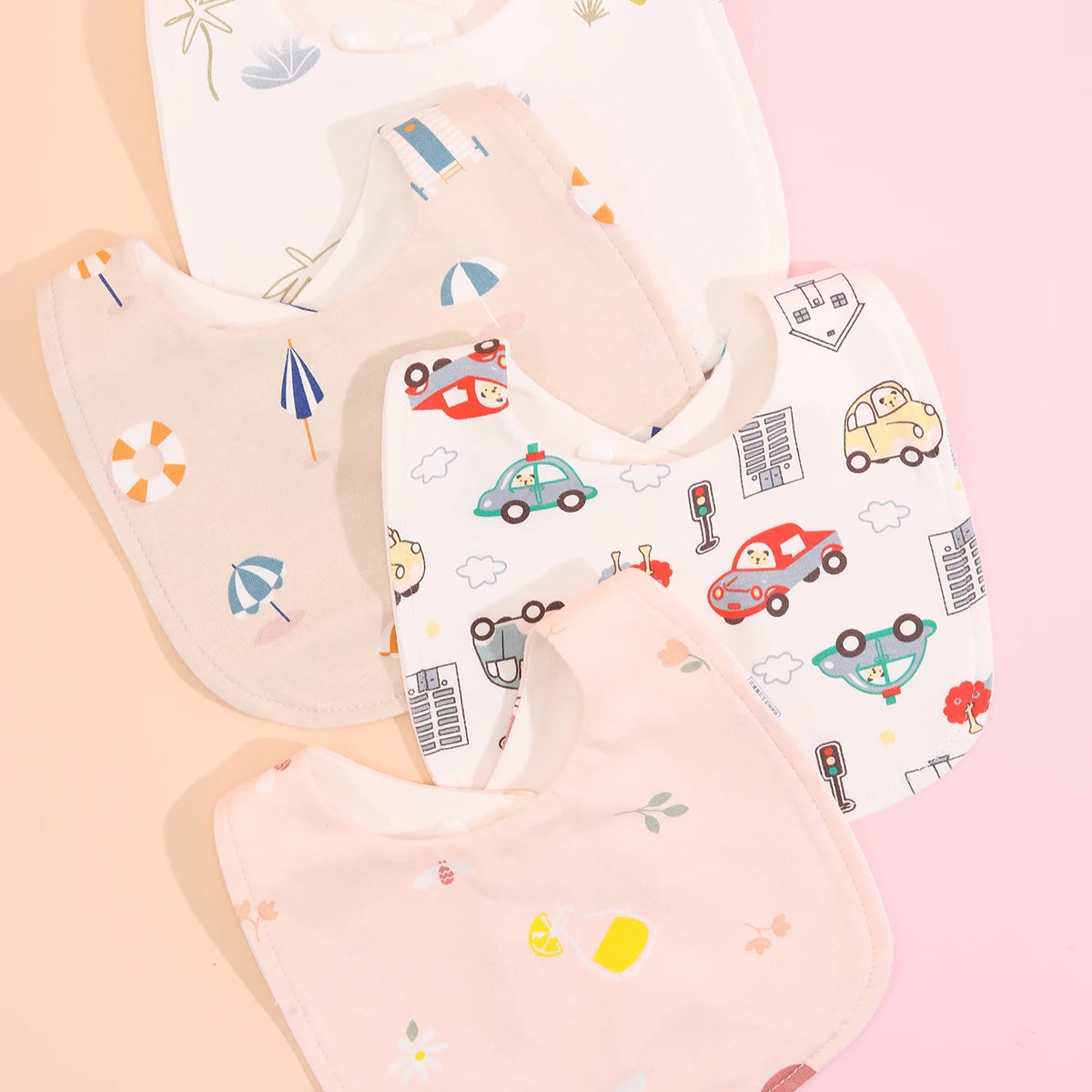 Baby Adjustable Bibs Infant Newborn Burp Cloths Towel