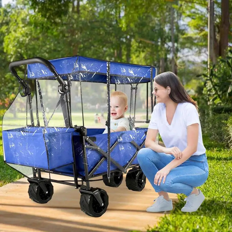 Carts Rain Cover Multifunctional Carts Rain Cover Folding Cart