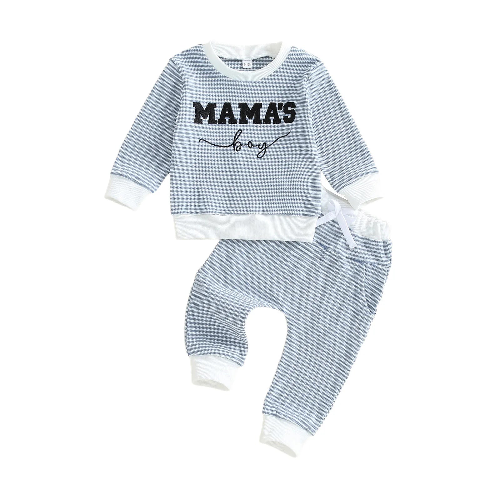 Infant Boy Autumn Ensemble with Top and Matching Pants
