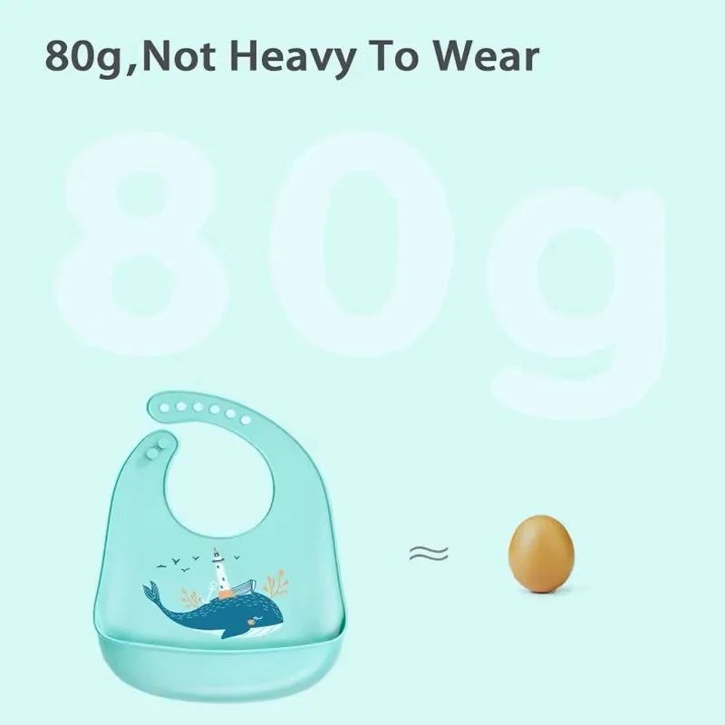 Silicone Bib Baby Feeding Stuff Waterproof Baby Bibs